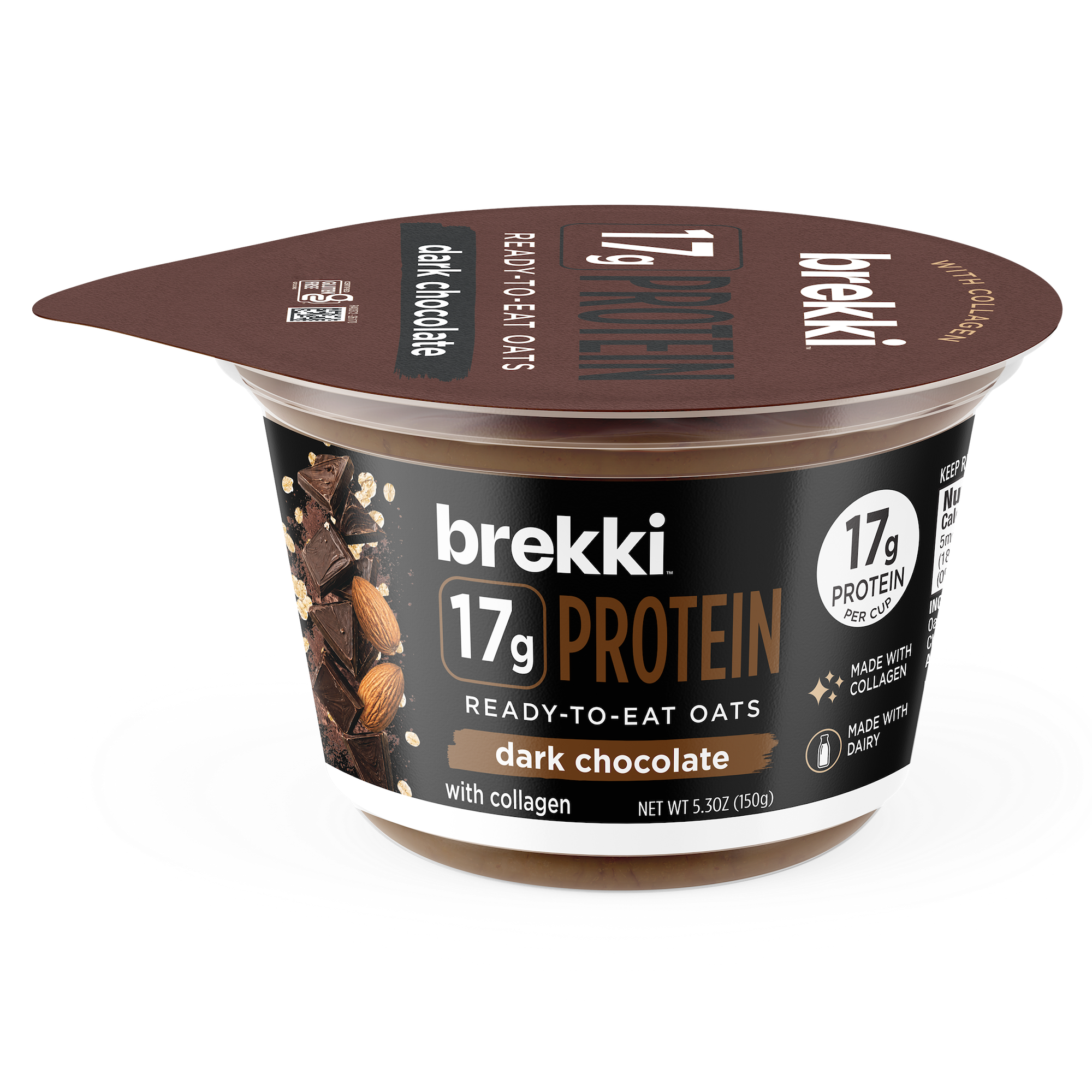 Brekki Protein Oats Dark Chocolate